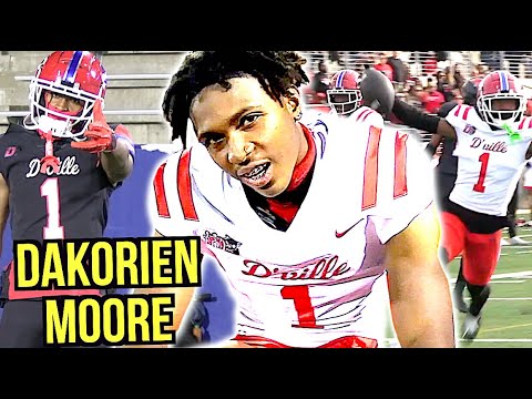 #1 Receiver in the Country Dakorien Moore | 5-Star, Duncanville H.S (TX) Kid is a MOVIE | Junior SZN