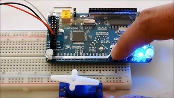 Práctica 5. Servo con pulsador - Miuva