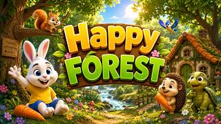Bunny and the Missing Carrot 🥕 | Kids Cartoon | Happy Forest Adventure