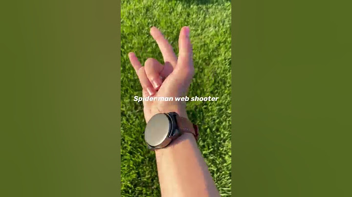 Real Spider-man web slinger demo