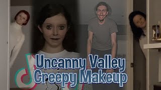 Uncanny Valley Creepy Makeup Challenge - TikTok Compilation || Brutus (Instrumental) The Buttress