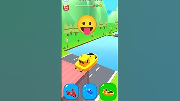 🚆🚂🛴Shape-shifting transform funny racing #shorts game ll level 118ll shape shifting mobile gameplay