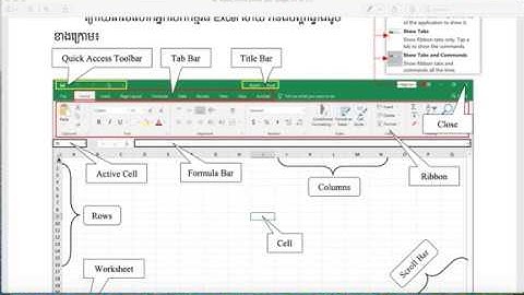 និយមន័យកម្មវិធី Excel តើកម្មវិធី Excel ប្រើធ្វើអ្វីខ្លះ? | WinMac