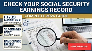How to Check Your Social Security Earnings Record and Fix Errors (2026 Guide)