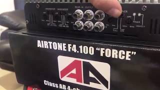 ТИЗЕР ЗАМЕРА УСИЛИТЕЛЯ AIRTONE FORCE F4.100