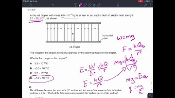 IB Physics - 40 multiple choice question paper with working - Version 2 - Part 3