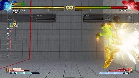 SFV S5 Laura: basic VSkill2 combo at the corner