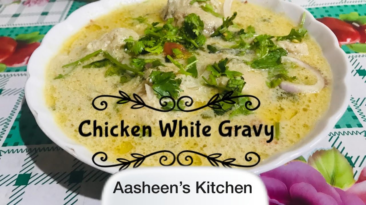 #5 Chicken White Gravy | சிக்கன் வெள்ளை கிரேவி | Aasheen’s kitchen