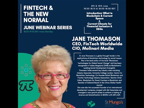 Dr. Jane Thomason explains What is Blockchain? - Fintech & the ...