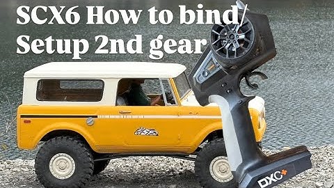 Axial SCX6 How to Bind to DXC+ setup 2nd gear/bonus V2 programmer voltage bump