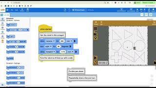 Start Your Octagon in the Shape Tracer Playground