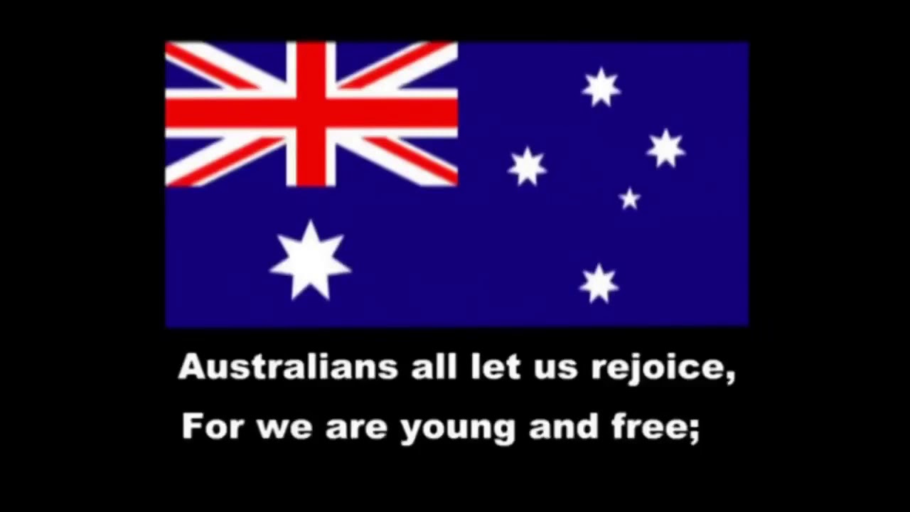 Australia national anthem YouTube