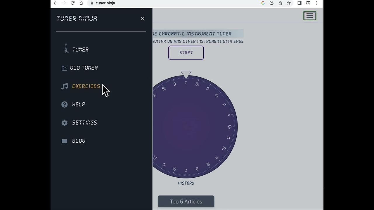 Tuner Ninja Trumpet & YouTube