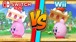 Kirby's Return to Dreamland Graphics Deluxe - Switch vs Wii GRAPHICS COMPARISON