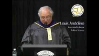 MCC Commencement 2012: Keynote Prof. Louis Andolino
