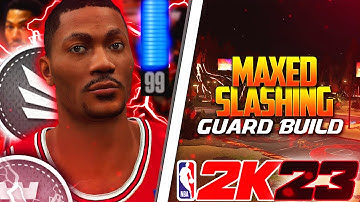 *GLITCED* MAXED 2-WAY SLASHING PLAYMAKING PG BUILD W/ 80 THREE & 99 LAYUP + CONTACT DUNKS | NBA 2K23
