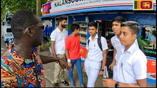 HOW DO SRI LANKA ?? STUDENTS REACT WHEN THEY SEE A BLACKMAN.