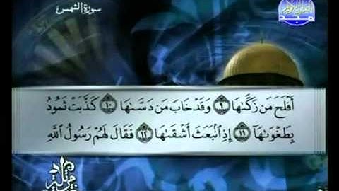 سورة الشمس كاملة الشيخ توفيق الصائغ