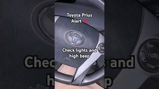 Toyota Prius high pitched beep with ABS and VSC lights on. #toyota #prius #hybrid #ABS
