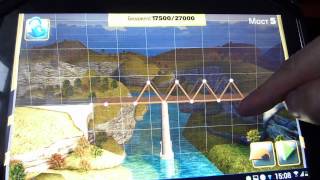 Строить мосты. Игра на Андроид. screenshot 1