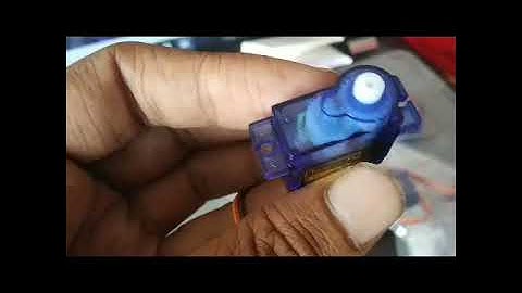 Servo motor  and ultra sonic sensor unboxing