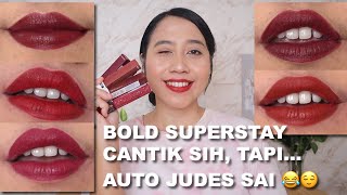 MAYBELLINE SUPERSTAY MATTE INK RED WINE, MAROON , PLUM | COBA SEMUA SHADE BOLD 🥰 | Maria Soelisty