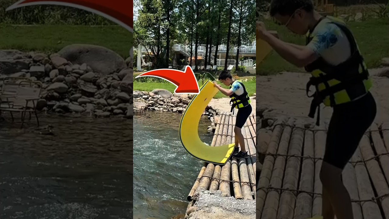 Cuando no tienes flotador… pero sí mucha creatividad 😎🛏️💦 