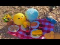 Asmr mochi squishy  camping  picnic adventure