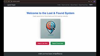 Lost & Found | AI-Powered Platform to Reconnect People with Their Lost Items 🧳🔍 | Full Demo screenshot 5