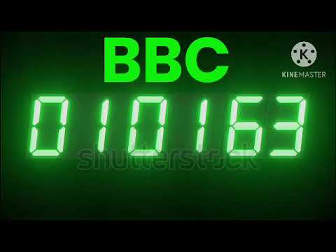 100 Seconds Countdown BBC Digital Timer V38 (Glowing Digital Numbers)