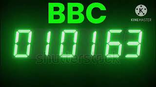 100 Seconds Countdown BBC Digital Timer V38 (Glowing Digital Numbers)
