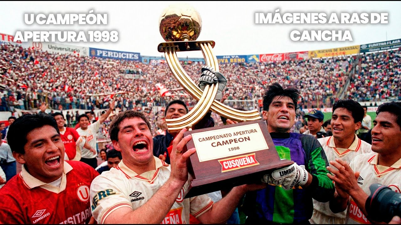 IMÁGENES EXCLUSIVAS del Universitario CAMPEÓN del Apertura | U 2-0 Lawn Tennis | 1998 ⚽🎞