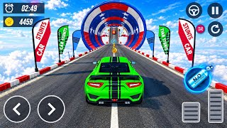 🔥 मेगा रैंप कार स्टंट्स चैलेंज 2026 | एक्सट्रीम GT कार रेसिंग गेम गेमप्ले Android screenshot 4