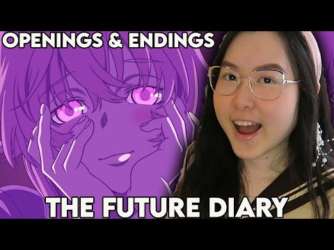 First Time Reacting The Future Diary Opening & Ending | New Anime Fan!  ANIME OP ED REACTION