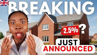 BREAKING: Just A 2.5% Deposit To Buy Your First Home