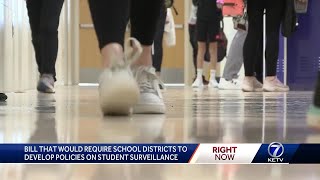 Nebraska Legislature discusses bill to require school districts create student surveillance policy