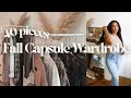 My FALL Capsule Wardrobe | 40 pieces!