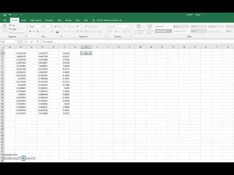 Create unique IDs with rand function in Excel