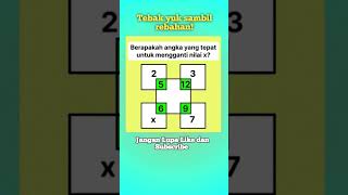 mat2 #matematika #tebaktebakan #logika #edukasi