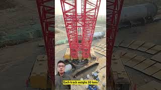 This Is Currently The Largest Crawler Crane In The World, With A Single Crawler Weighing 50 Tons.