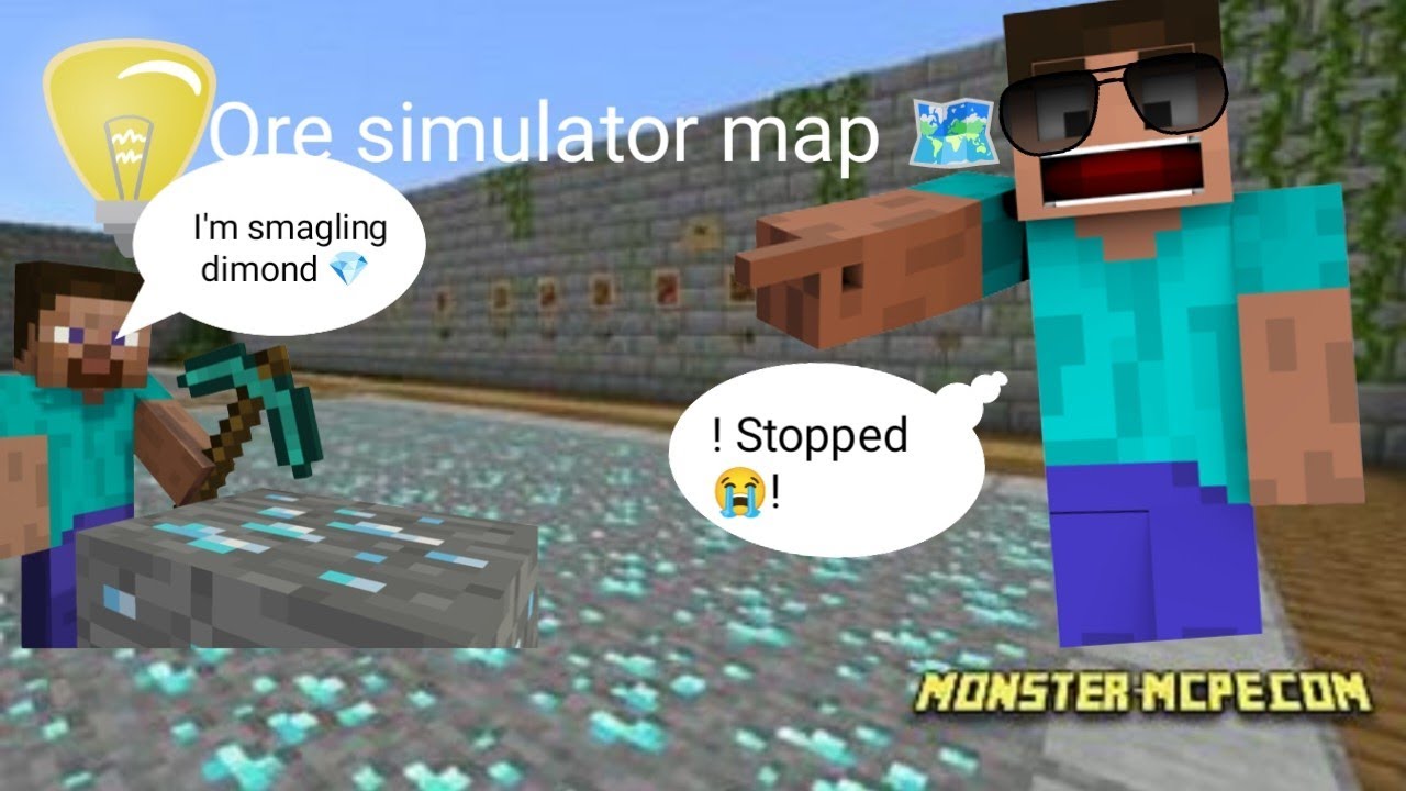 Diamonds in the Rough: Minecraft Ore Simulator Map Expedition! with KS ...