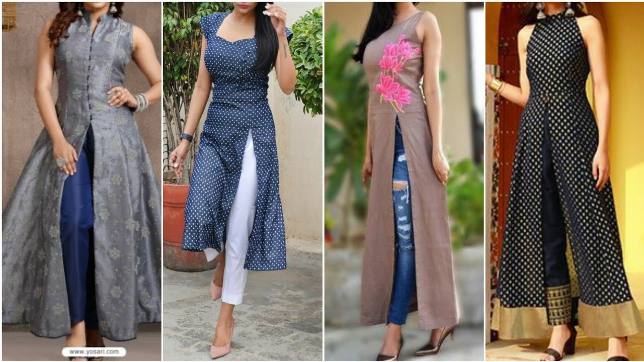 Look Stylish and Cool in Kurtis | 9 Kurti with Jeans Outfits - YouTube