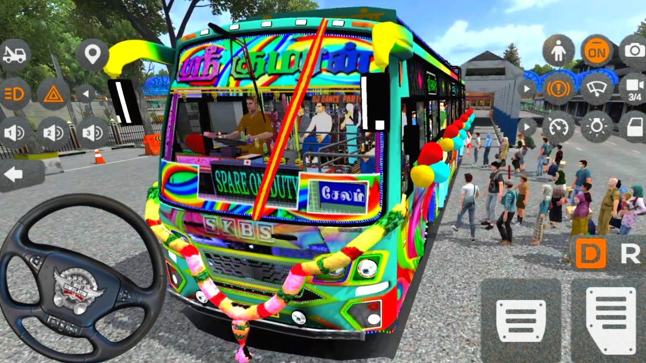 💥 BUSSID Indian Bus Mod Gameplay | Full Route Video 