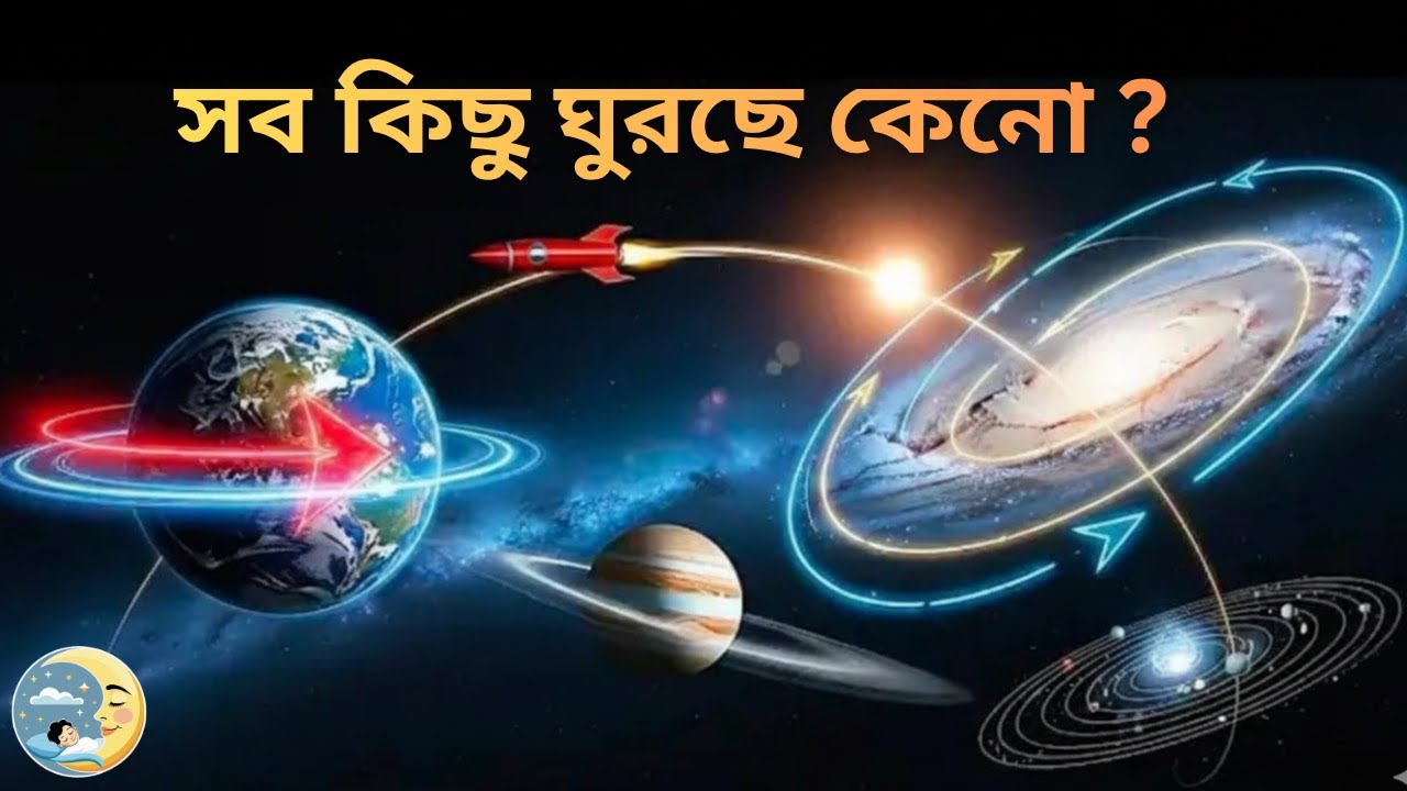 মহাবিশ্বের ঘূর্ণন রহস্য: বিগ ব্যাং থেকে ব্ল্যাক হোল এবং প্রাণের জন্ম | SLEEP FRIENDLYNARRATION |ASMR