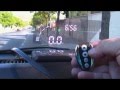 CAR HEAD UP DISPLAY  CONEXION Y CONFIGURACION MUY SENCILLA