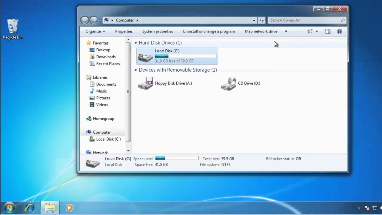 How to use Chkdsk in Windows Vista/7 - YouTube