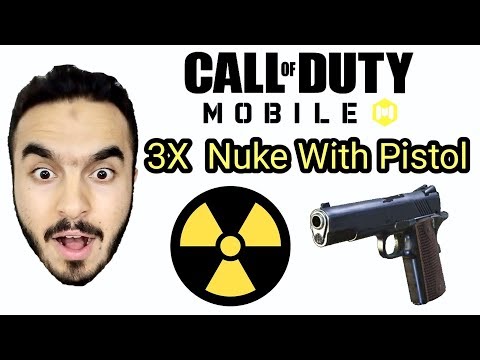 PISTOL ONLY NUKE/NUCLEAR BOMB ( COD Mobile Challenge )