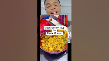 Nigerian Soup Vs Ghana Stew 