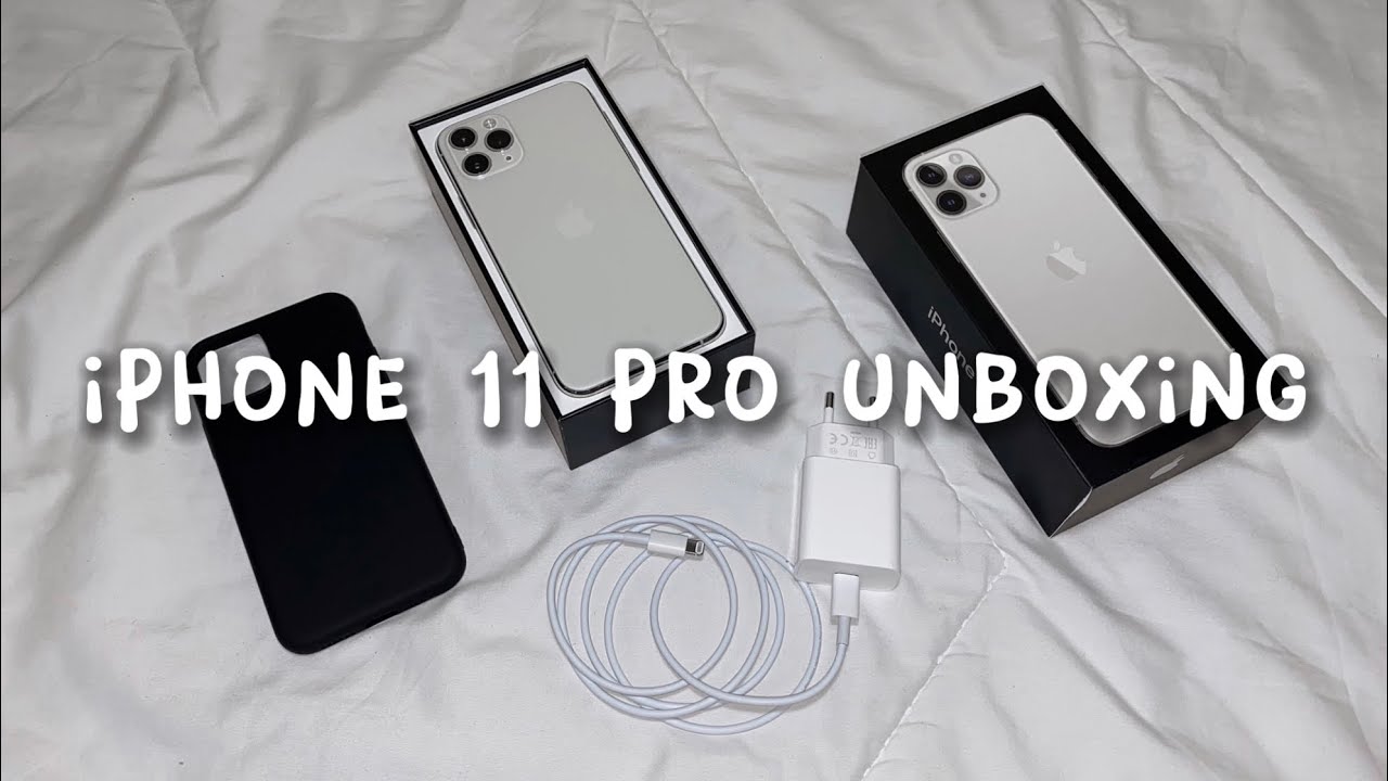 iPhone 11 Pro Unboxing + Accessories | Aesthetic ✨📱🍎(256GB