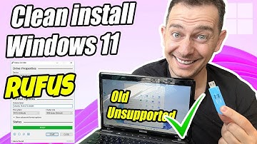 How to Clean install Windows 11 on Unsupported PC Using RUFUS